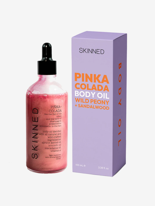 Skinned Pinkacolada Shimmer Body Oil